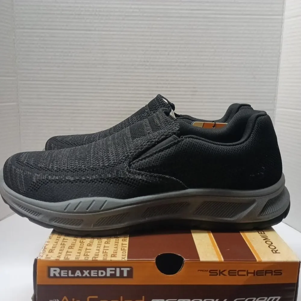 Skechers Relaxed Fit Shoes Men's Size 9 Extra‎ Wide Black